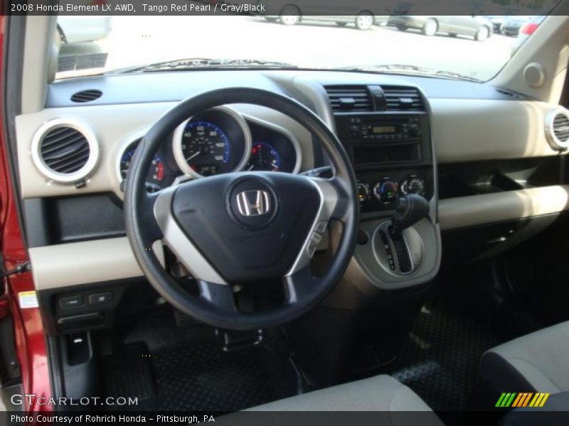 Tango Red Pearl / Gray/Black 2008 Honda Element LX AWD