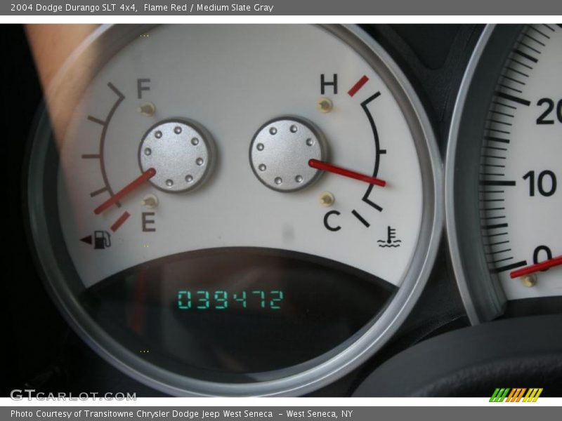Flame Red / Medium Slate Gray 2004 Dodge Durango SLT 4x4