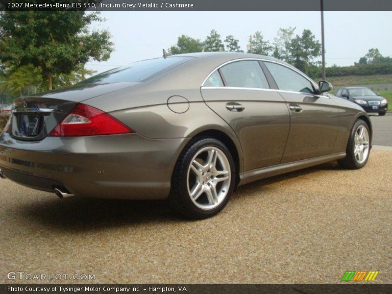 Indium Grey Metallic / Cashmere 2007 Mercedes-Benz CLS 550