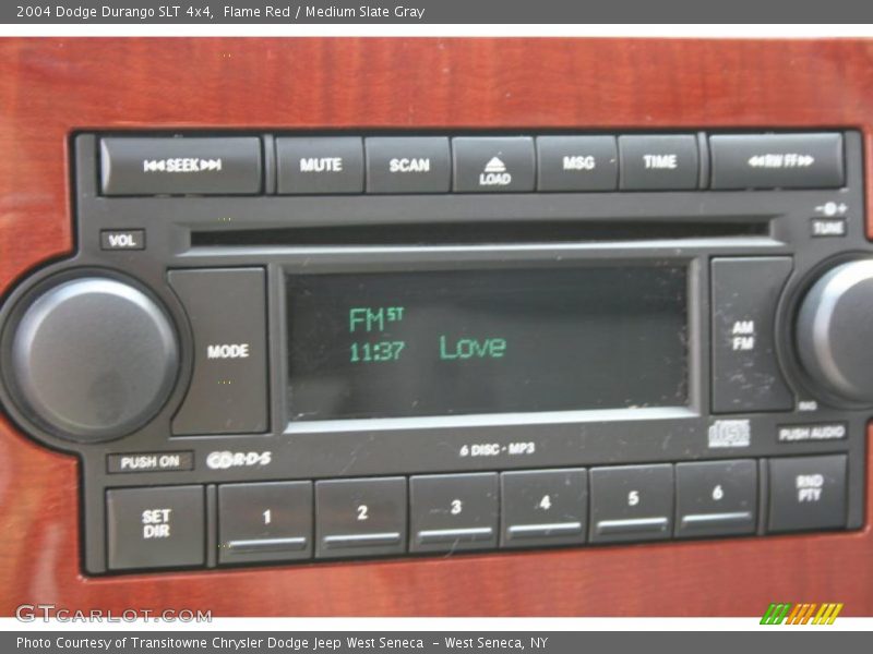 Flame Red / Medium Slate Gray 2004 Dodge Durango SLT 4x4