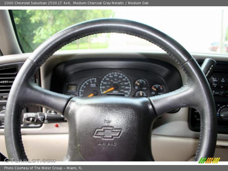 Medium Charcoal Gray Metallic / Medium Oak 2000 Chevrolet Suburban 2500 LT 4x4