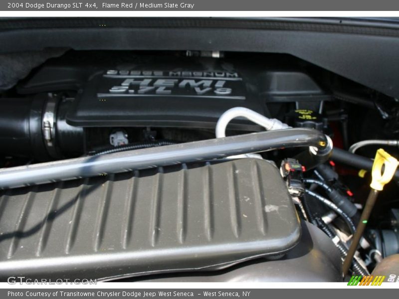 Flame Red / Medium Slate Gray 2004 Dodge Durango SLT 4x4