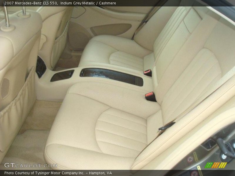Indium Grey Metallic / Cashmere 2007 Mercedes-Benz CLS 550