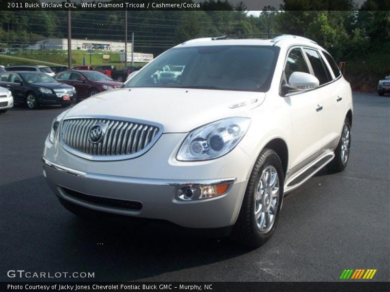 White Diamond Tricoat / Cashmere/Cocoa 2011 Buick Enclave CXL