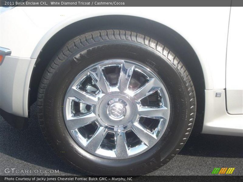 White Diamond Tricoat / Cashmere/Cocoa 2011 Buick Enclave CXL