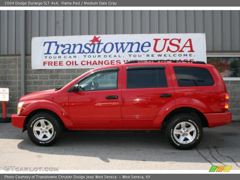 Flame Red / Medium Slate Gray 2004 Dodge Durango SLT 4x4