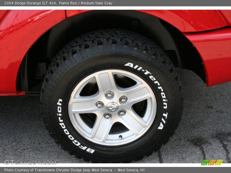 Flame Red / Medium Slate Gray 2004 Dodge Durango SLT 4x4