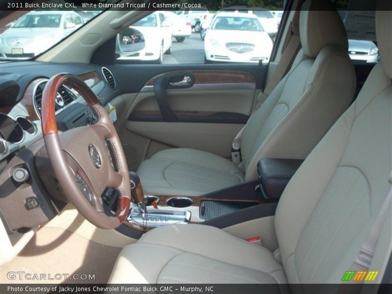 White Diamond Tricoat / Cashmere/Cocoa 2011 Buick Enclave CXL