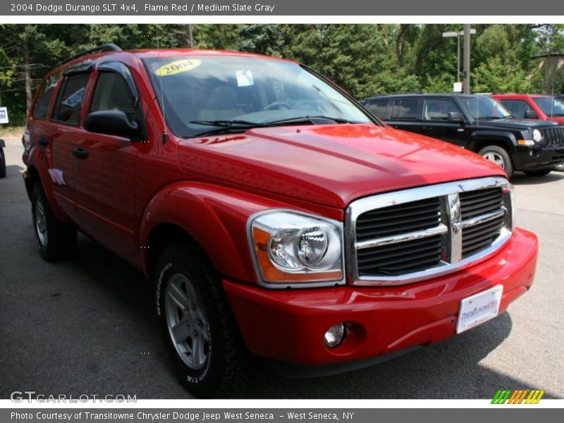 Flame Red / Medium Slate Gray 2004 Dodge Durango SLT 4x4