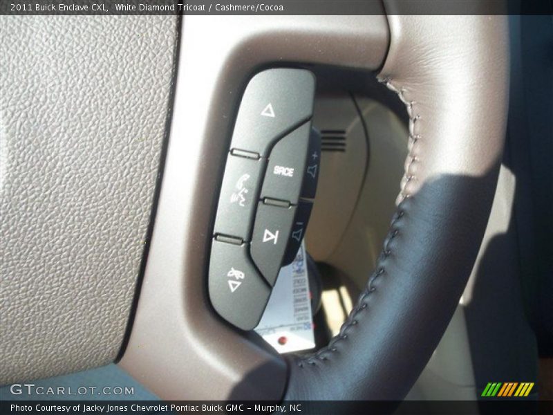 White Diamond Tricoat / Cashmere/Cocoa 2011 Buick Enclave CXL