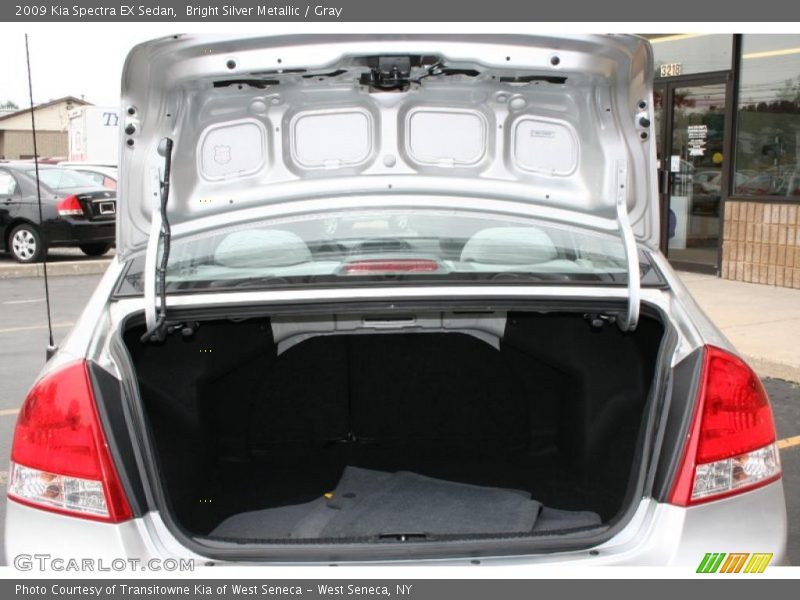 Bright Silver Metallic / Gray 2009 Kia Spectra EX Sedan