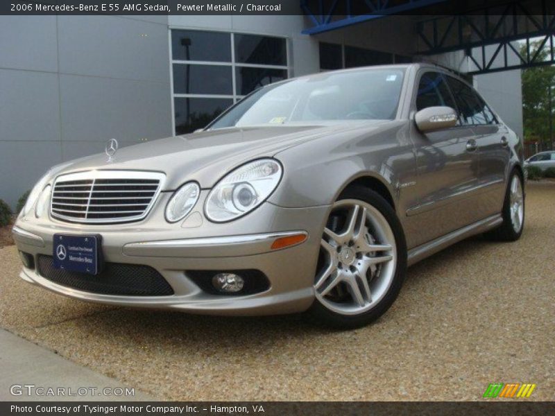 Pewter Metallic / Charcoal 2006 Mercedes-Benz E 55 AMG Sedan