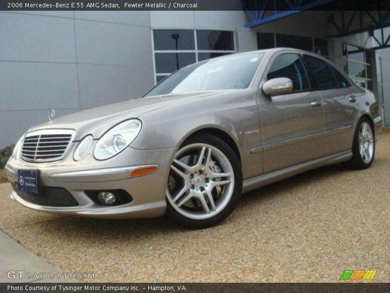 Pewter Metallic / Charcoal 2006 Mercedes-Benz E 55 AMG Sedan