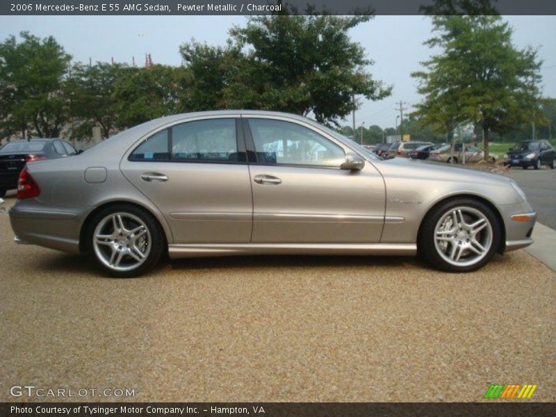 Pewter Metallic / Charcoal 2006 Mercedes-Benz E 55 AMG Sedan