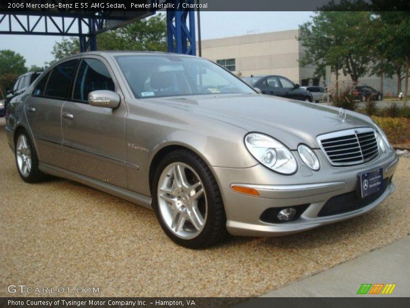 Pewter Metallic / Charcoal 2006 Mercedes-Benz E 55 AMG Sedan
