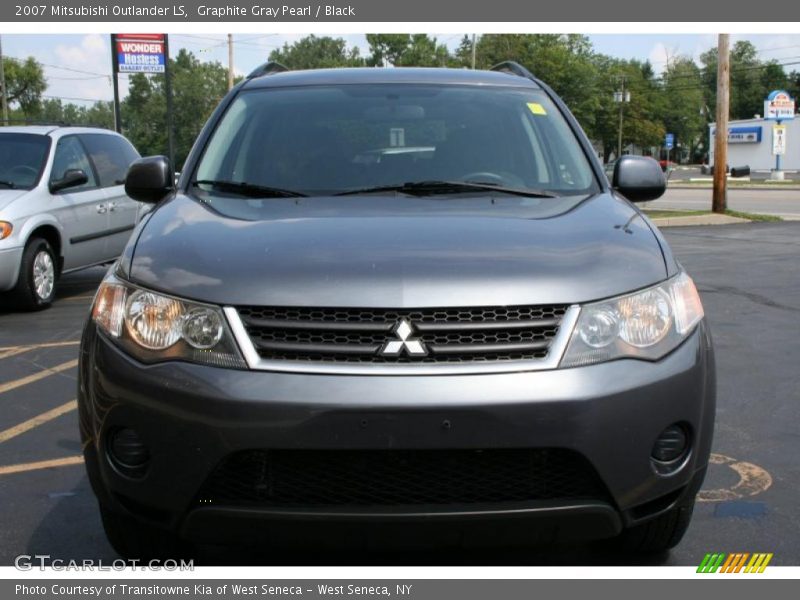 Graphite Gray Pearl / Black 2007 Mitsubishi Outlander LS