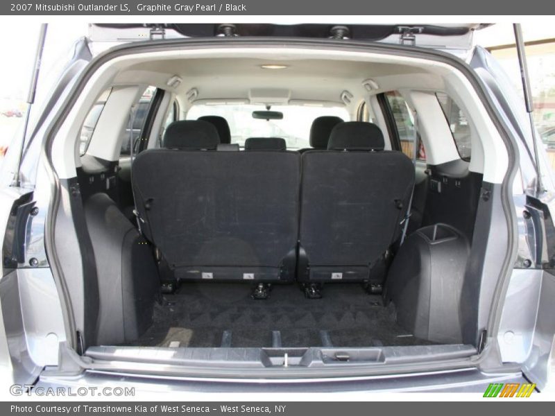 Graphite Gray Pearl / Black 2007 Mitsubishi Outlander LS