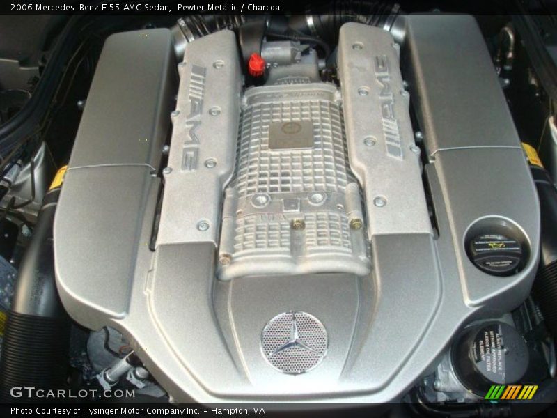 Pewter Metallic / Charcoal 2006 Mercedes-Benz E 55 AMG Sedan