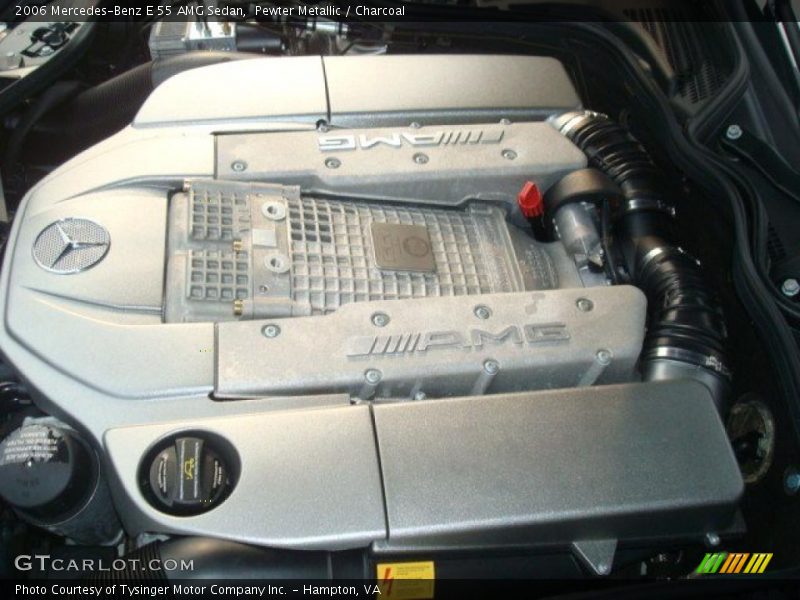 Pewter Metallic / Charcoal 2006 Mercedes-Benz E 55 AMG Sedan