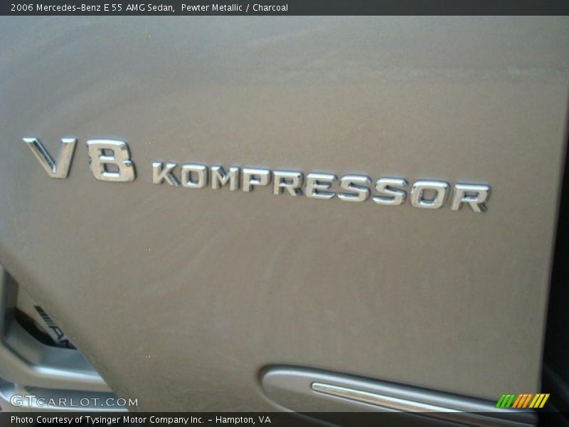 Pewter Metallic / Charcoal 2006 Mercedes-Benz E 55 AMG Sedan