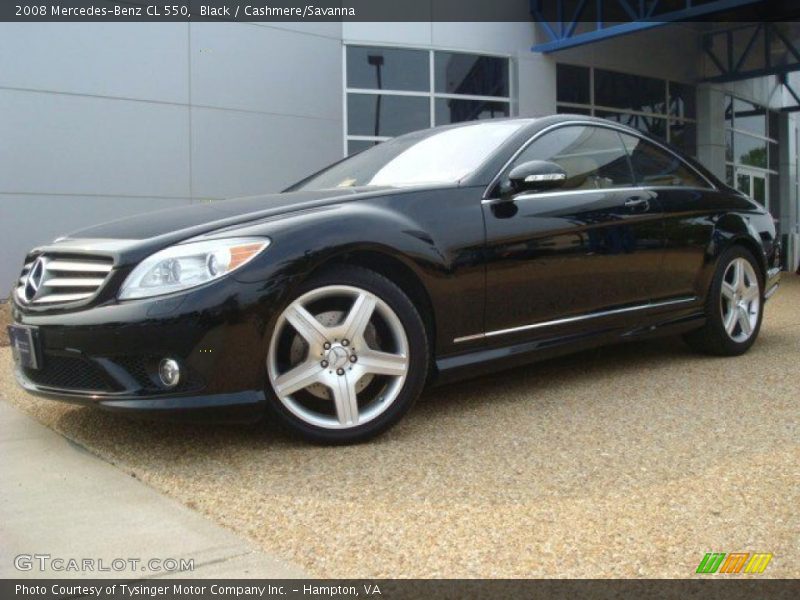 Black / Cashmere/Savanna 2008 Mercedes-Benz CL 550