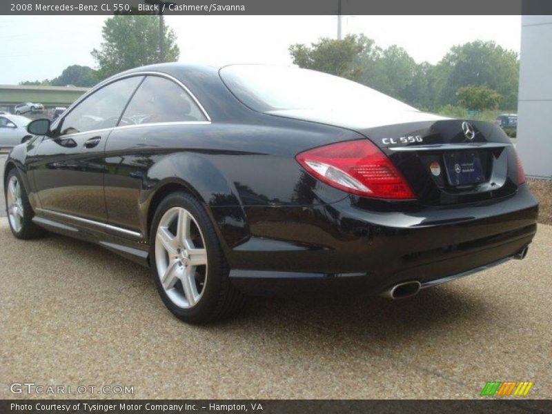 Black / Cashmere/Savanna 2008 Mercedes-Benz CL 550