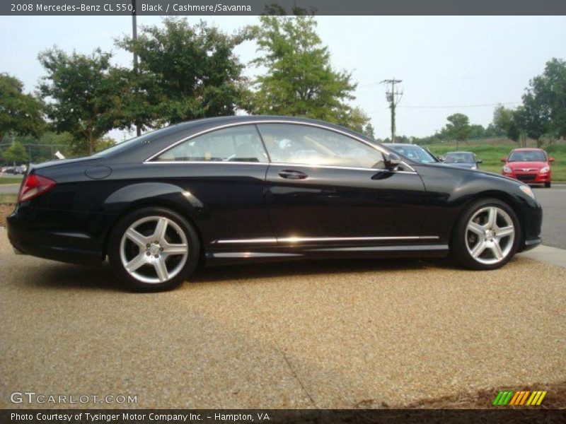 Black / Cashmere/Savanna 2008 Mercedes-Benz CL 550