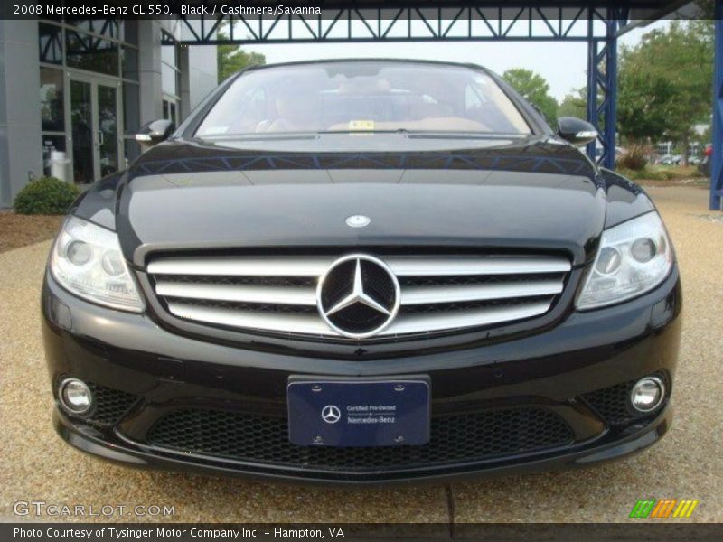 Black / Cashmere/Savanna 2008 Mercedes-Benz CL 550