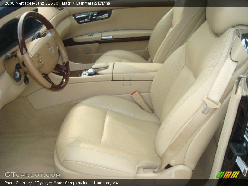 Black / Cashmere/Savanna 2008 Mercedes-Benz CL 550
