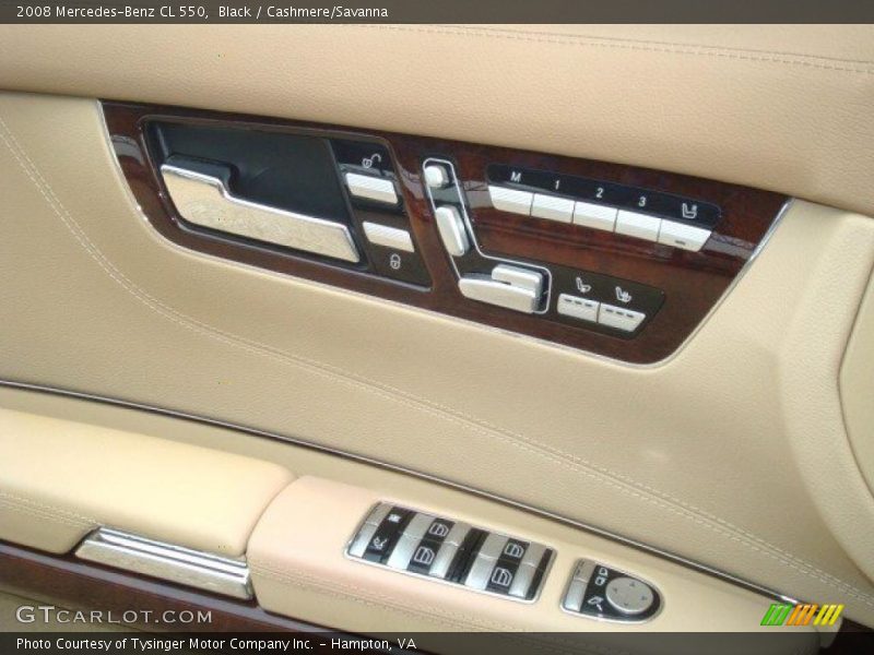 Black / Cashmere/Savanna 2008 Mercedes-Benz CL 550