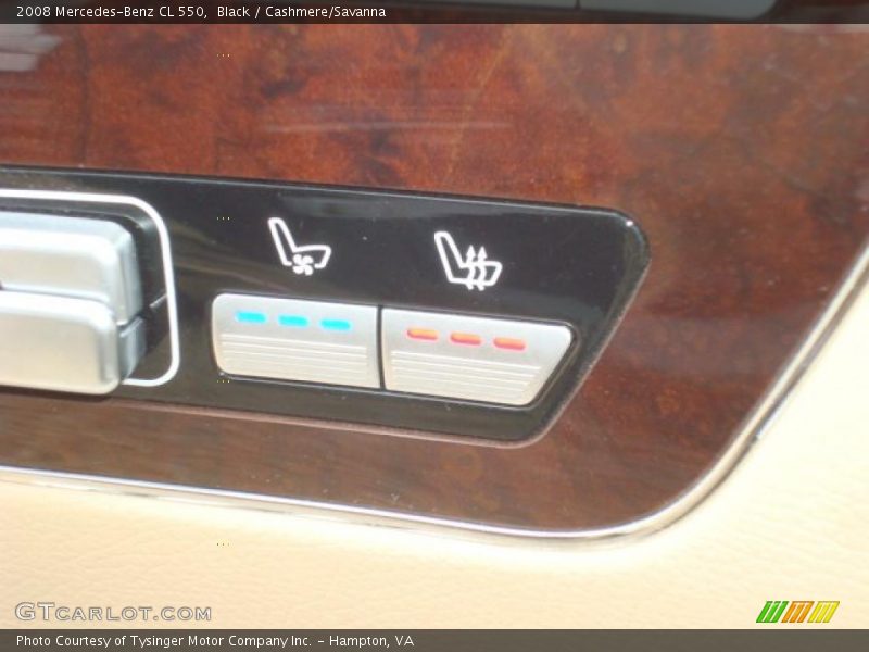 Black / Cashmere/Savanna 2008 Mercedes-Benz CL 550