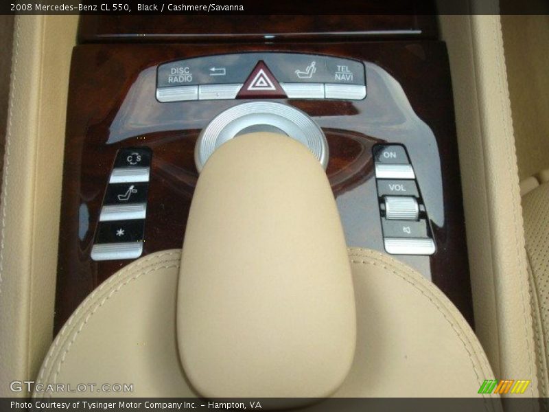 Black / Cashmere/Savanna 2008 Mercedes-Benz CL 550