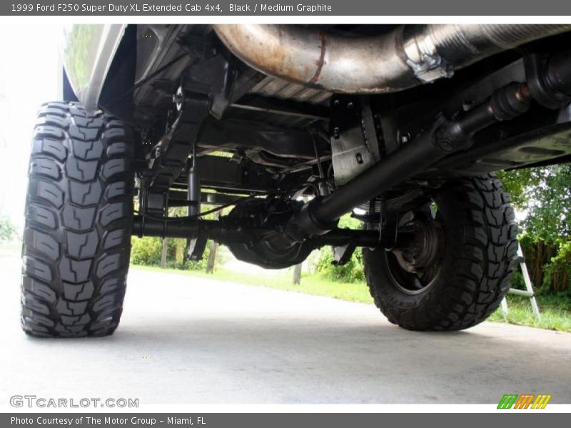 Black / Medium Graphite 1999 Ford F250 Super Duty XL Extended Cab 4x4