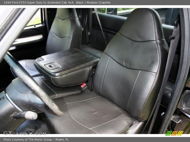 Black / Medium Graphite 1999 Ford F250 Super Duty XL Extended Cab 4x4