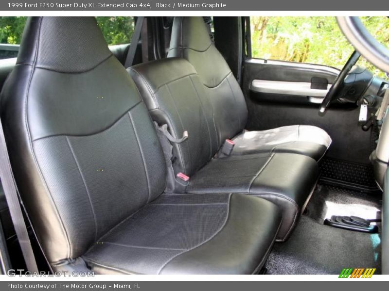 Black / Medium Graphite 1999 Ford F250 Super Duty XL Extended Cab 4x4