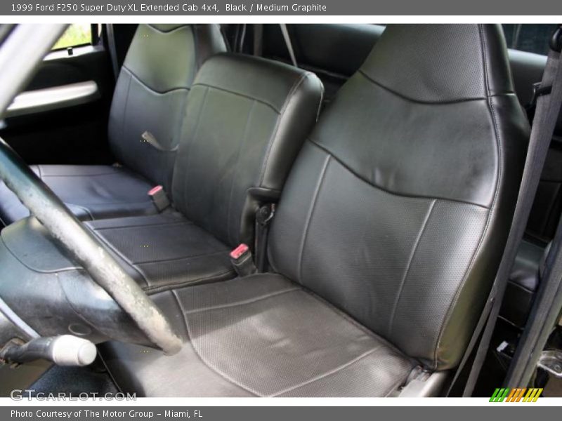 Black / Medium Graphite 1999 Ford F250 Super Duty XL Extended Cab 4x4