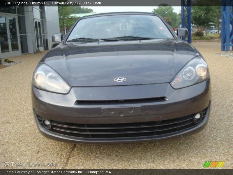 Carbon Gray / GS Black Cloth 2008 Hyundai Tiburon GS