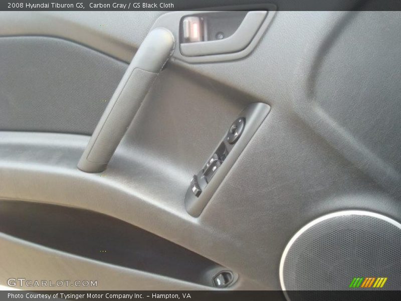 Carbon Gray / GS Black Cloth 2008 Hyundai Tiburon GS