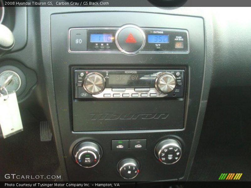 Carbon Gray / GS Black Cloth 2008 Hyundai Tiburon GS