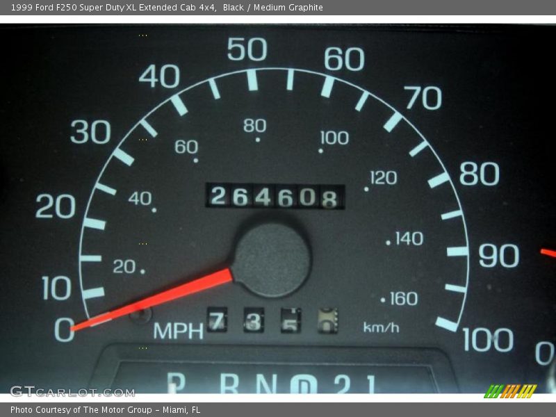Black / Medium Graphite 1999 Ford F250 Super Duty XL Extended Cab 4x4