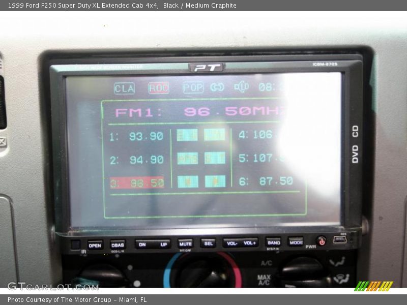 Black / Medium Graphite 1999 Ford F250 Super Duty XL Extended Cab 4x4