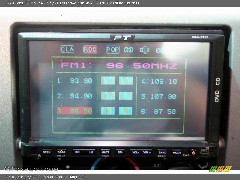 Black / Medium Graphite 1999 Ford F250 Super Duty XL Extended Cab 4x4