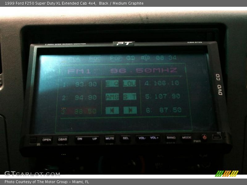 Black / Medium Graphite 1999 Ford F250 Super Duty XL Extended Cab 4x4