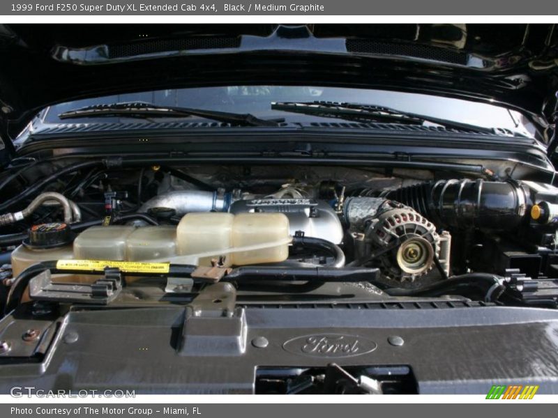 Black / Medium Graphite 1999 Ford F250 Super Duty XL Extended Cab 4x4