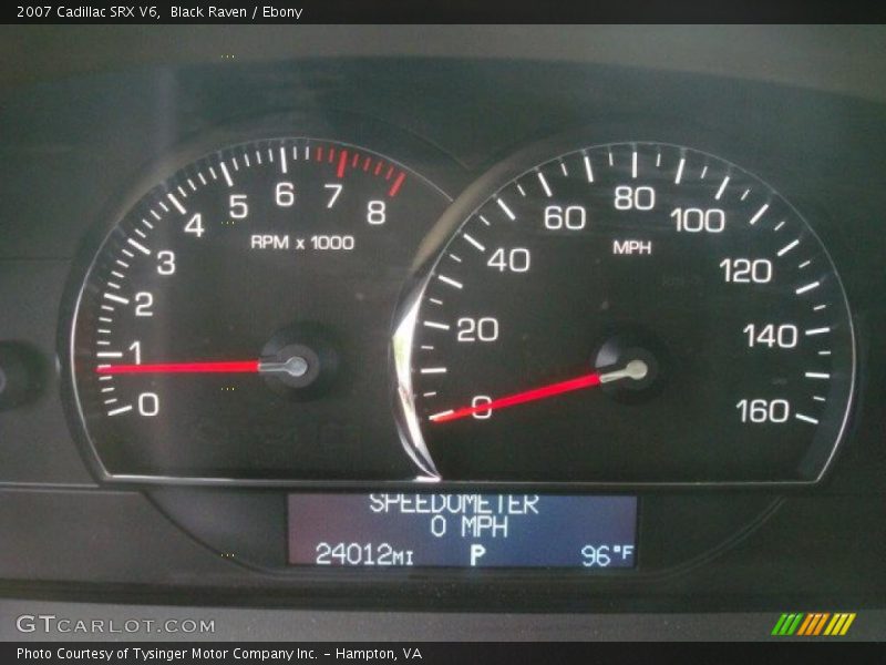 Black Raven / Ebony 2007 Cadillac SRX V6