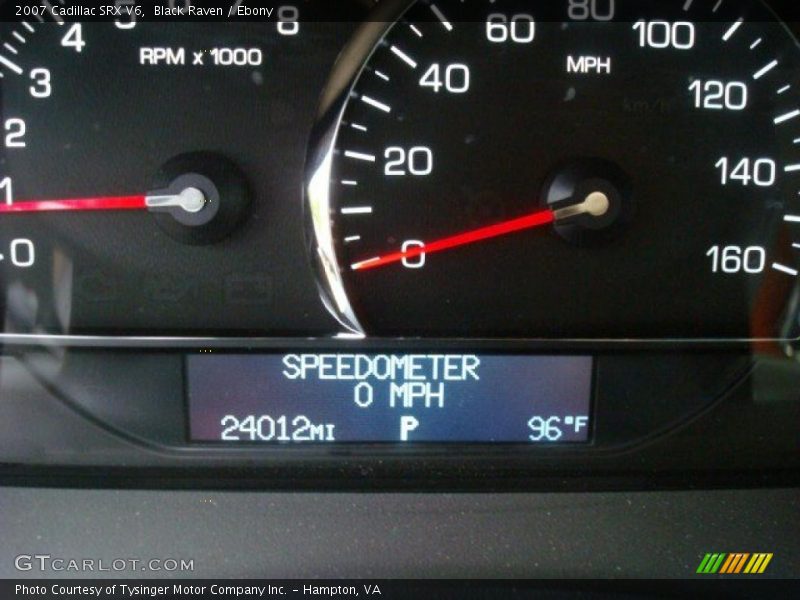 Black Raven / Ebony 2007 Cadillac SRX V6