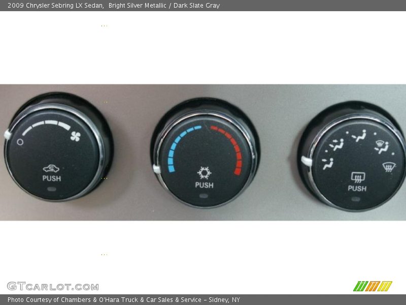 Bright Silver Metallic / Dark Slate Gray 2009 Chrysler Sebring LX Sedan