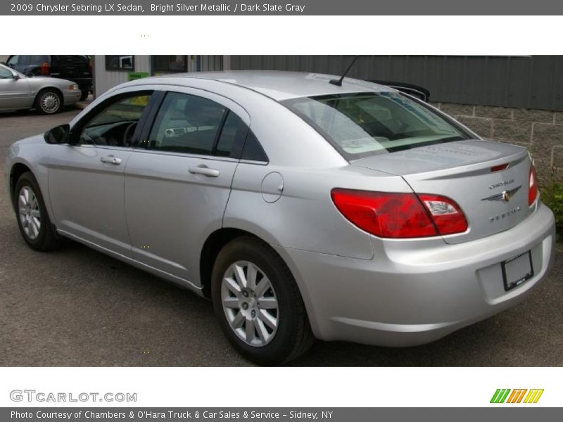 Bright Silver Metallic / Dark Slate Gray 2009 Chrysler Sebring LX Sedan