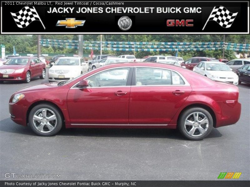 Red Jewel Tintcoat / Cocoa/Cashmere 2011 Chevrolet Malibu LT