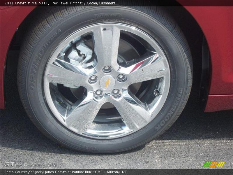 Red Jewel Tintcoat / Cocoa/Cashmere 2011 Chevrolet Malibu LT